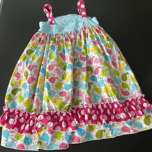 Natalie Grant Mixed Print Chick Knot Dress - Picture 6 of 7